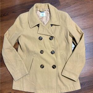 Old navy peacoat tan size medium good condition